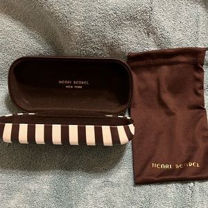 Henri Bendel sunglasses CASE ONLY with dustcloth